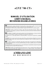 Preview for 11 page of Ambassade CFE 706 CT General Manual