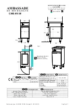 Предварительный просмотр 2 страницы Ambassade CME 410 M General Manual