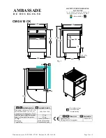 Предварительный просмотр 2 страницы Ambassade CMG 610 CK User Manual