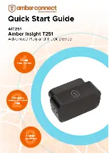 amber connect Amber Insight T251 Quick Start Manual preview