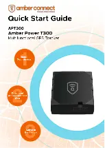 amber connect Amber Power T300 Quick Start Manual предпросмотр