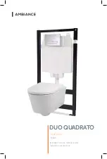 ambiance DUO QUADRATO Installation Instructions Manual preview