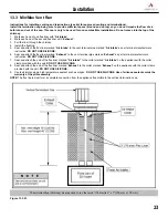 Предварительный просмотр 23 страницы ambiance Inspiration 29MV UF0505 Installation, Operation And Maintenance Manual