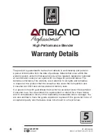 Предварительный просмотр 4 страницы Ambiano CY-326 Instruction Manual