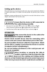 Предварительный просмотр 9 страницы Ambiano GT-AF-02-US User Manual