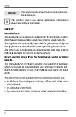 Preview for 4 page of Ambiano GT-DFM-01-US User Manual