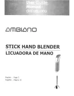 Ambiano HB2033-83 User Manual preview