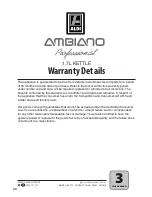 Preview for 4 page of Ambiano IA1373 Instruction Manual