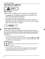 Предварительный просмотр 16 страницы Ambiano md17656 User Manual