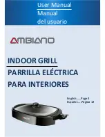 Preview for 1 page of Ambiano TXG-037B User Manual