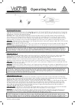 AMBIC Vision 16 Operating Notes предпросмотр