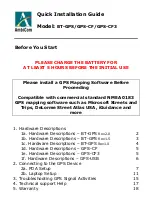 Preview for 1 page of AmbiCom BT-GPS Quick Installation Manual