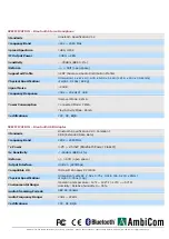 Preview for 2 page of AmbiCom SKY-KIT Specifications