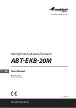 ambient SYSTEM ABT-EKB-20M User Manual preview