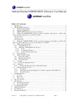 Ambient Weather OBSERVERIP 2.0 User Manual предпросмотр