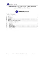 Preview for 1 page of Ambient Weather RC-1200BWDN User Manual