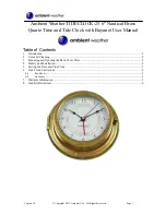 Ambient Weather TIDECLOCK-25 User Manual preview