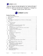 Ambient Weather WeatherBridgePro Quick Start Manual preview