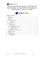 Ambient Weather WR-089 User Manual preview