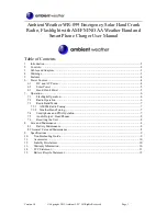 Ambient Weather WR-099 User Manual preview