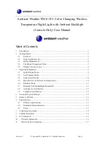 Ambient Weather WS-01T-C User Manual предпросмотр