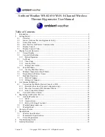 Ambient Weather WS-0265 WiFi User Manual предпросмотр