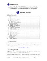 Preview for 1 page of Ambient Weather WS-0270 User Manual