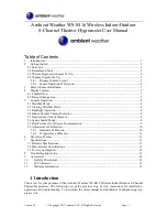 Ambient Weather WS-0416 User Manual preview