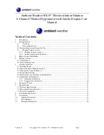 Preview for 1 page of Ambient Weather WS-07 User Manual