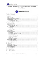 Ambient Weather WS-1175 User Manual предпросмотр