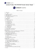 Preview for 1 page of Ambient Weather WS-1950 Manual