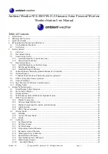 Ambient Weather WS-5000 User Manual предпросмотр