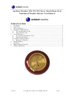 Preview for 1 page of Ambient Weather WS-YG302 User Manual