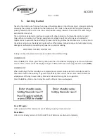 Preview for 7 page of Ambient ACC 501 User Manual