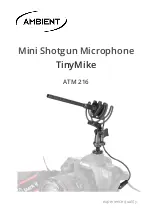 Preview for 1 page of Ambient TinyMike ATM 216 Manual