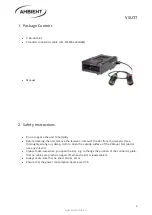 Preview for 3 page of Ambient VSLOT Manual