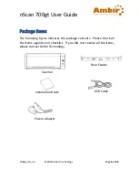 Preview for 6 page of Ambir nScan 700gt User Manual