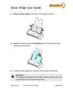 Предварительный просмотр 18 страницы Ambir nScan 700gt User Manual