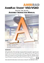 Preview for 1 page of Ambirad Vision VSO Series Assembly & Instruction Manual