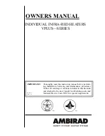 Ambirad VPlus100 Owner'S Manual preview