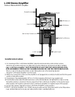 Предварительный просмотр 2 страницы AmbiSonic Systems L-240 Owner'S Manual