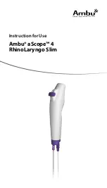 Предварительный просмотр 1 страницы Ambu aScope 4 RhinoLaryngo Slim Instructions For Use Manual