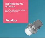 Ambu PEEP 20 Instructions For Use Manual предпросмотр