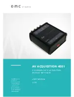 amc VIBRO AV ACQUISITION 4001 User Manual preview