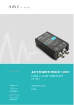 Preview for 1 page of amc VIBRO AV CONDITIONER 1000 User Manual