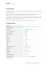 Preview for 3 page of amc VIBRO AV CONDITIONER 1000 User Manual