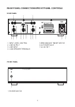 Предварительный просмотр 5 страницы AMC 2100MKII Instructions For Installation And Operation Manual