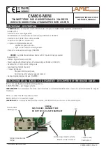 Предварительный просмотр 1 страницы AMC CM800-Mini Installer Manual