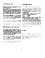 Preview for 3 page of AMC CVT2030 Instructions For Installation And Operation Manual