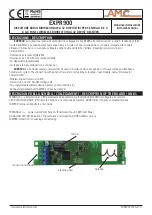 AMC EXPR900 Installer Manual предпросмотр